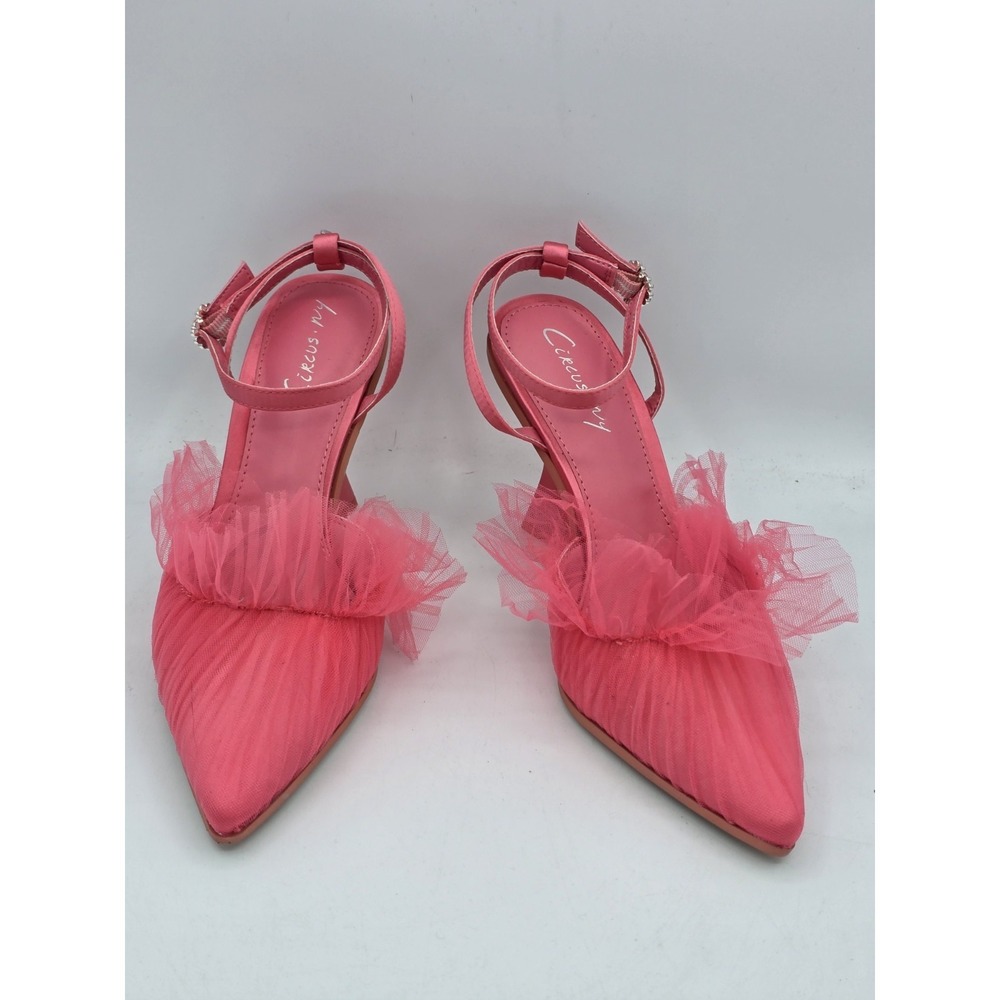 Circus NY by Sam Edelman Michelle Heeled Pumps Pointed Toe 7.5 M Punk Pink